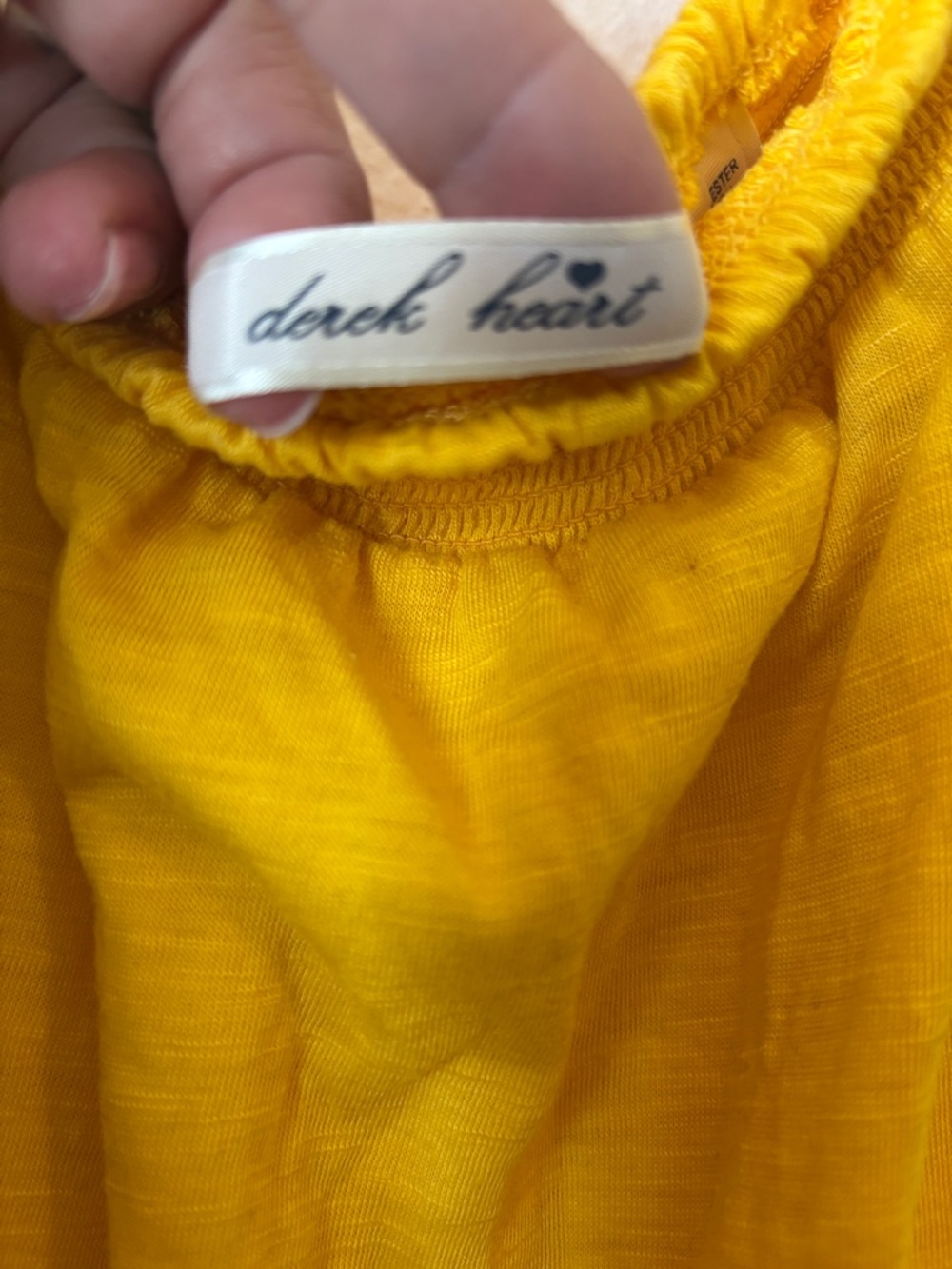 Derek Heart Women’s Y2K Yellow Strapless Summer Romper with Front Pockets Size M - Picture 3 of 8